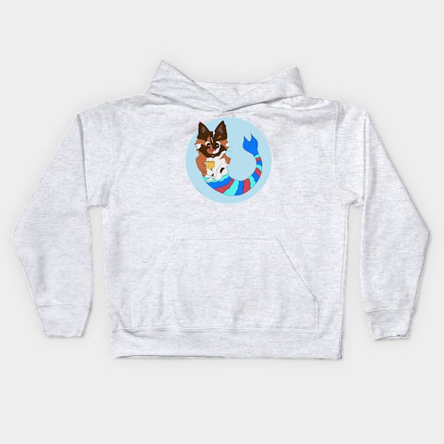 Tilly the Tortie Kids Hoodie by abrushwithhumor